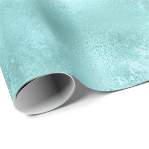 Cadeau Joli papier d'enveloppement à la menthe Aqua