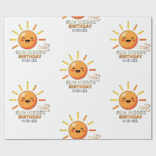 Cadeau Joli Soleil Sourire Vœux D'anniversaire Papier D'e