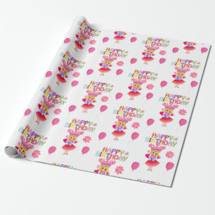 Cadeau Joyeuse Princesse de papier d'enveloppement d'anni