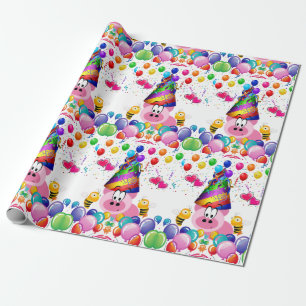 Cadeau Joyeux Anniversaire Enveloppement de papier Bumble