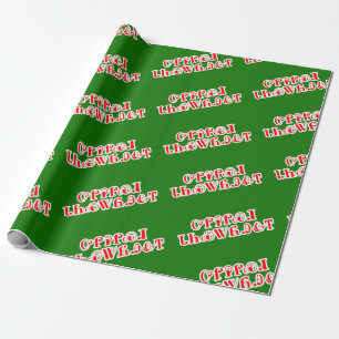 Cadeau Joyeux Noël en papier d'emballage cherokee