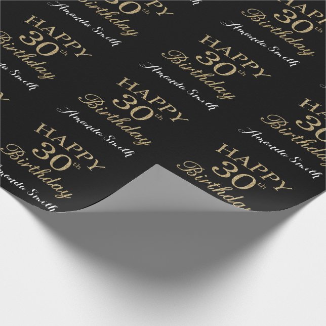 Cadeau Joyeux papier d'enveloppement de la Parties scinti (Coin)