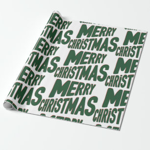 Cadeau Joyeux papier d'enveloppement de Noël