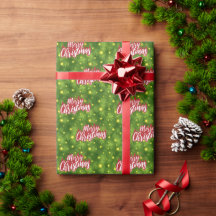 Joyeux papier d'enveloppement de Noël