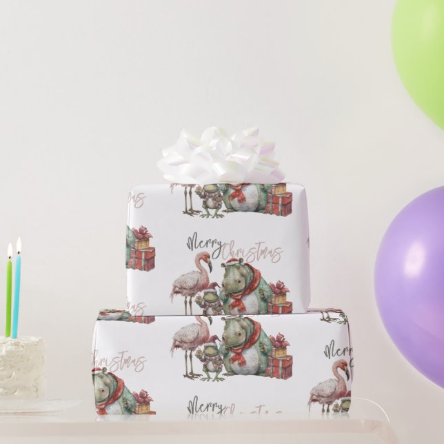 Cadeau Joyeux papier d'enveloppement de Noël (Cadeaux de fête)