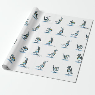 Cadeau La Danse du papier d'enveloppement de la boobie pi