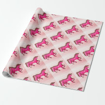 La main a conçu le papier d'emballage de cheval