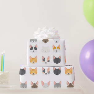 Cadeau Le Meow Amoureux des chats du chat, papier d’envel