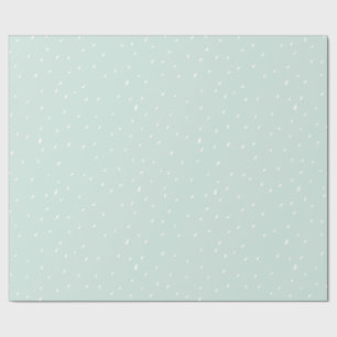 Cadeau Le papier d'emballage mat 30 de neige bleue avance