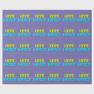 Cadeau Le papier d'enveloppement de Hope World