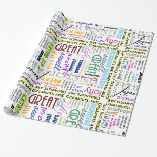 Cadeau Les organistes sont tout papier d'emballage