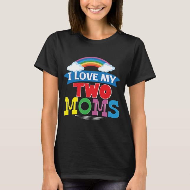 Cadeau lesbien de fierté du T-shirt LGBT de jour (Devant)