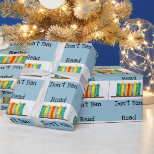 Cadeau Lire Ne pas interdire le papier d'emballage