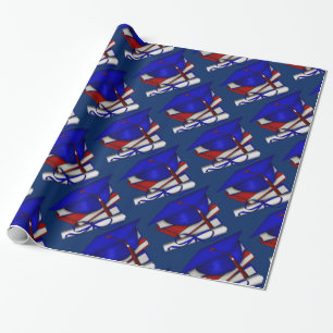Cadeau Livres de casquette de jour et papier d'emballage