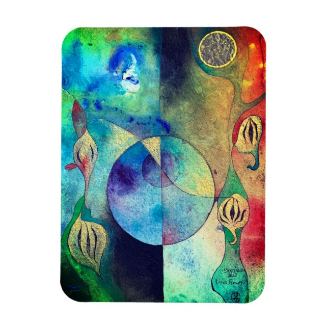 Cadeau Lotus Flower Magnet (Vertical)