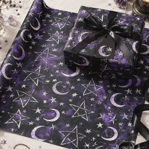 Cadeau Lune Occulte & Papier Gothique Pentagramme