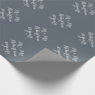 Cadeau M. et Mme 25e anniversaire mariage papier d'emball