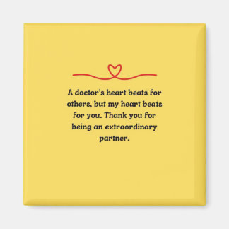 Cadeau Magnet pour partenaire médecin