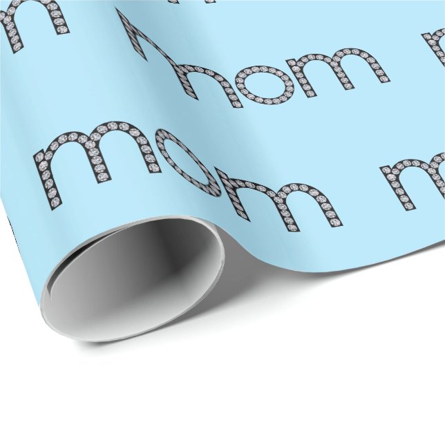 Cadeau Maman papier d'emballage (Coin rond)