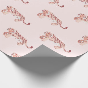 Cadeau Maman Tiger & Cub Motif Bébé Papier à enveloppemen