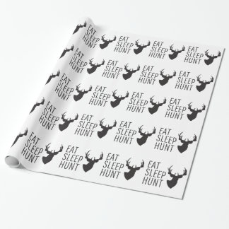 Cadeau Mangez le papier d'emballage de chasse à sommeil