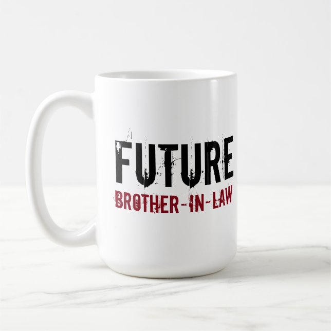 Cadeau Mariage Futur Frère-En-Belle Mug (Gauche)