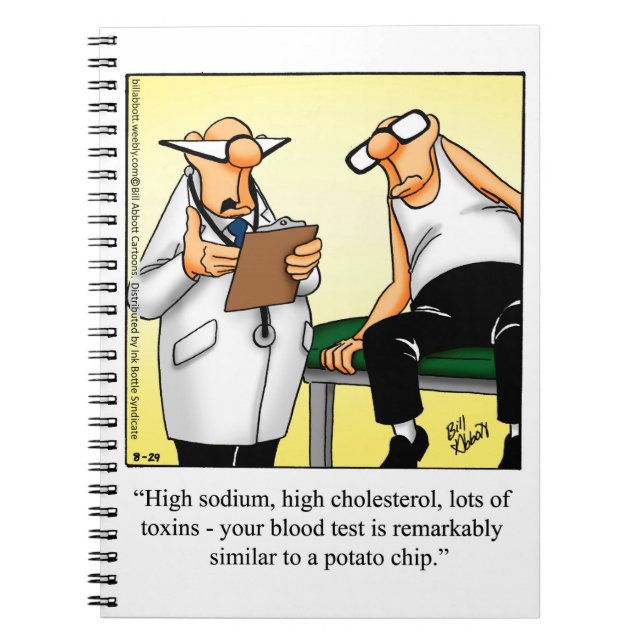 Cadeau Médicale Humour Carnet (Devant)