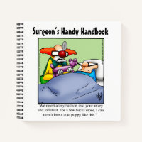Cadeau Médicale Humour Spiral Carnet