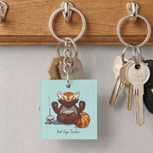 Cadeau Meilleur Professeur de Yoga Panda Roux Illu