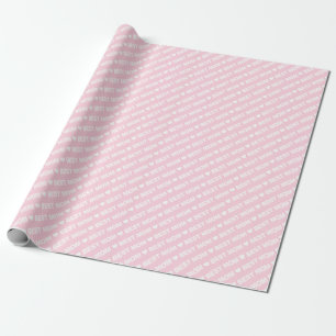 Cadeau Meilleure maman blanche sur papier d'enveloppement