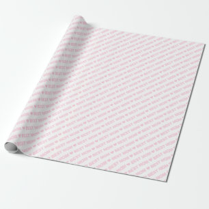 Cadeau Meilleure maman rose pâle sur papier d'enveloppem