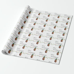 Cadeau Mele Kalikimaka - papier d'emballage de Noël