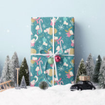 Merry Little Mice - Noël- Papier à envelopper