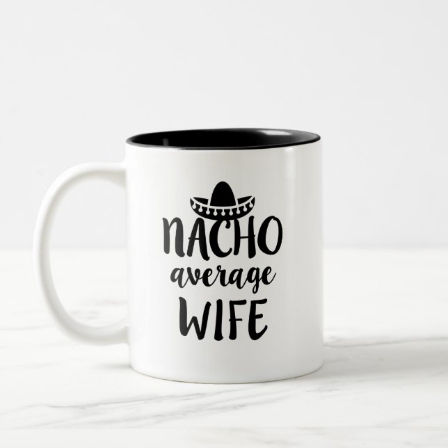 Cadeau mignon moyen de tasse de café d'épouse de (Gauche)