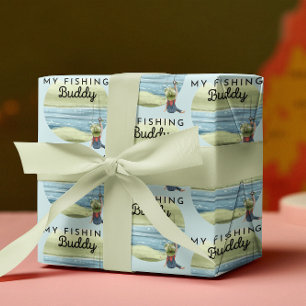 Cadeau Mon rouleau de papier à envelopper pour ami de pêc
