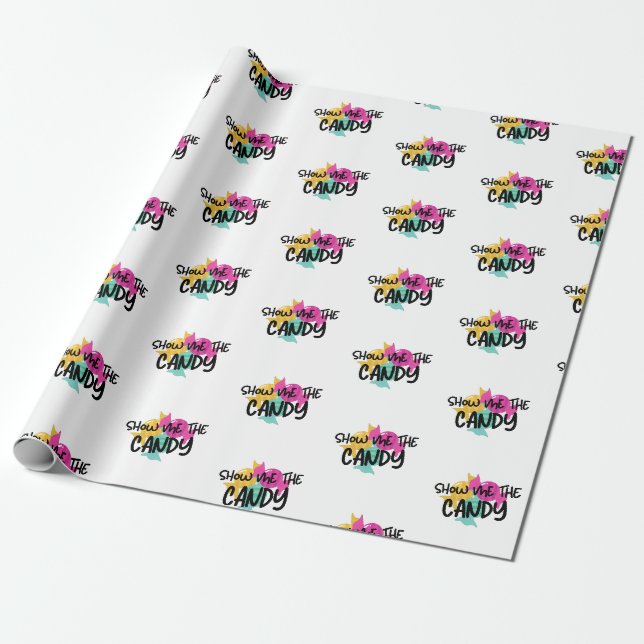 Cadeau Montrez-moi le papier d'emballage pour bonbons (Déroulé)