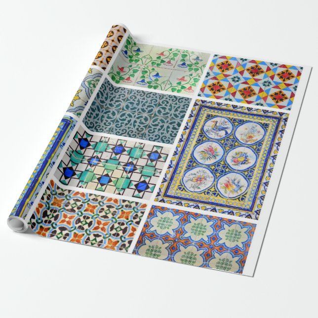 Cadeau Mosaïque de papier d'emballage (Déroulé)