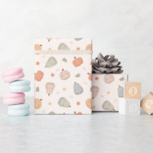 Motif Citrouille Happy Cute - Rouleau papier d'env