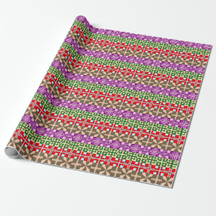 Cadeau Motif de la Croix-Chrétienne 1 Papier d'enveloppem