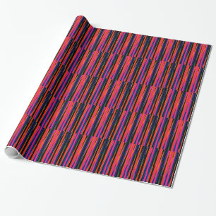Cadeau Motif papier déchiré coloré