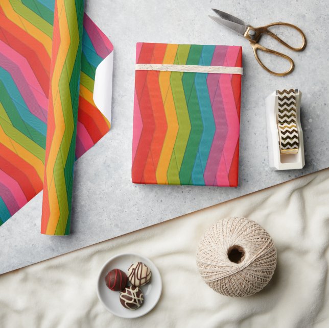Cadeau Motifs Abstraits 65A & B Options Papier d'emballag (Artisanat)