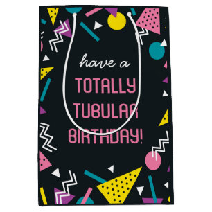 Cadeau Moyen Black Retro Funny 80s Slang Anniversaire Sac cadea