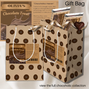 Cadeau Moyen Chocolat Personnalisé Goody Favor Sac Amusant uniq