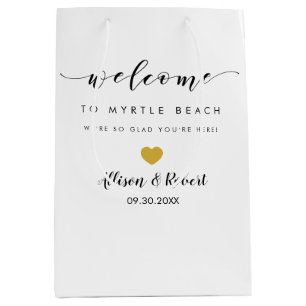 Cadeau Moyen Sac bienvenu pour des invités de mariage de