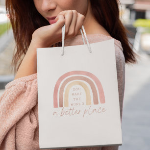 Cadeau Moyen Vous Faites Du Monde Un Meilleur Endroit Sac Cadea