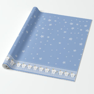 Cadeau Nappe de la première dent, grand papier d'emballa