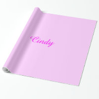 NOM Papier d'emballage, Cindy