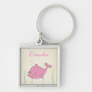 Cadeau nommé de Keychain de porte-clés de filles r