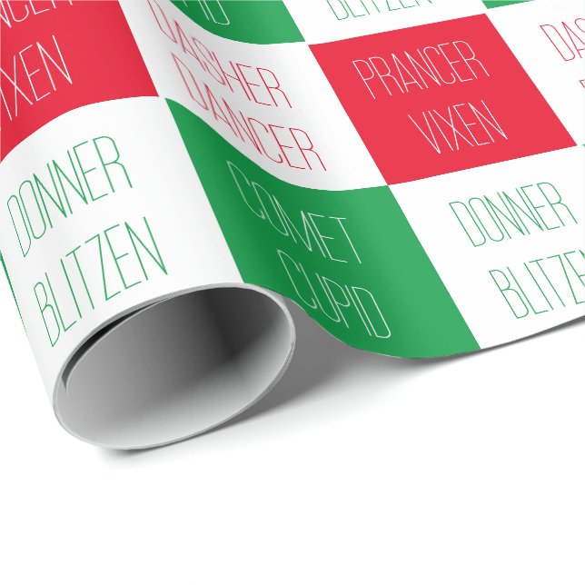 Cadeau NOMS DES RÉINDEURS Écrans Papier (Coin rond)