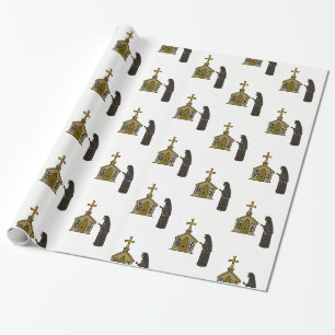 Cadeau Nonne de papier enveloppant